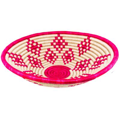 Agaseke Woven Bowl Basket - 12 inch Decorative Home Accent La Vie Bien Agaseke Woven Bowl Basket - 12 inch