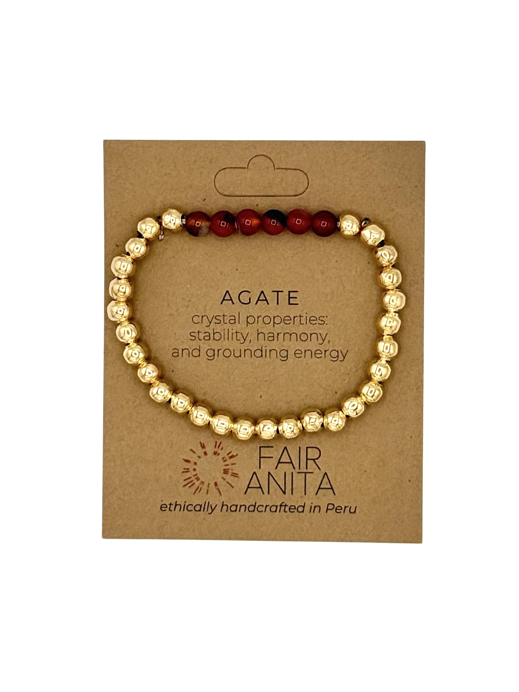 Stone Elastic Bracelet by Fair Anita