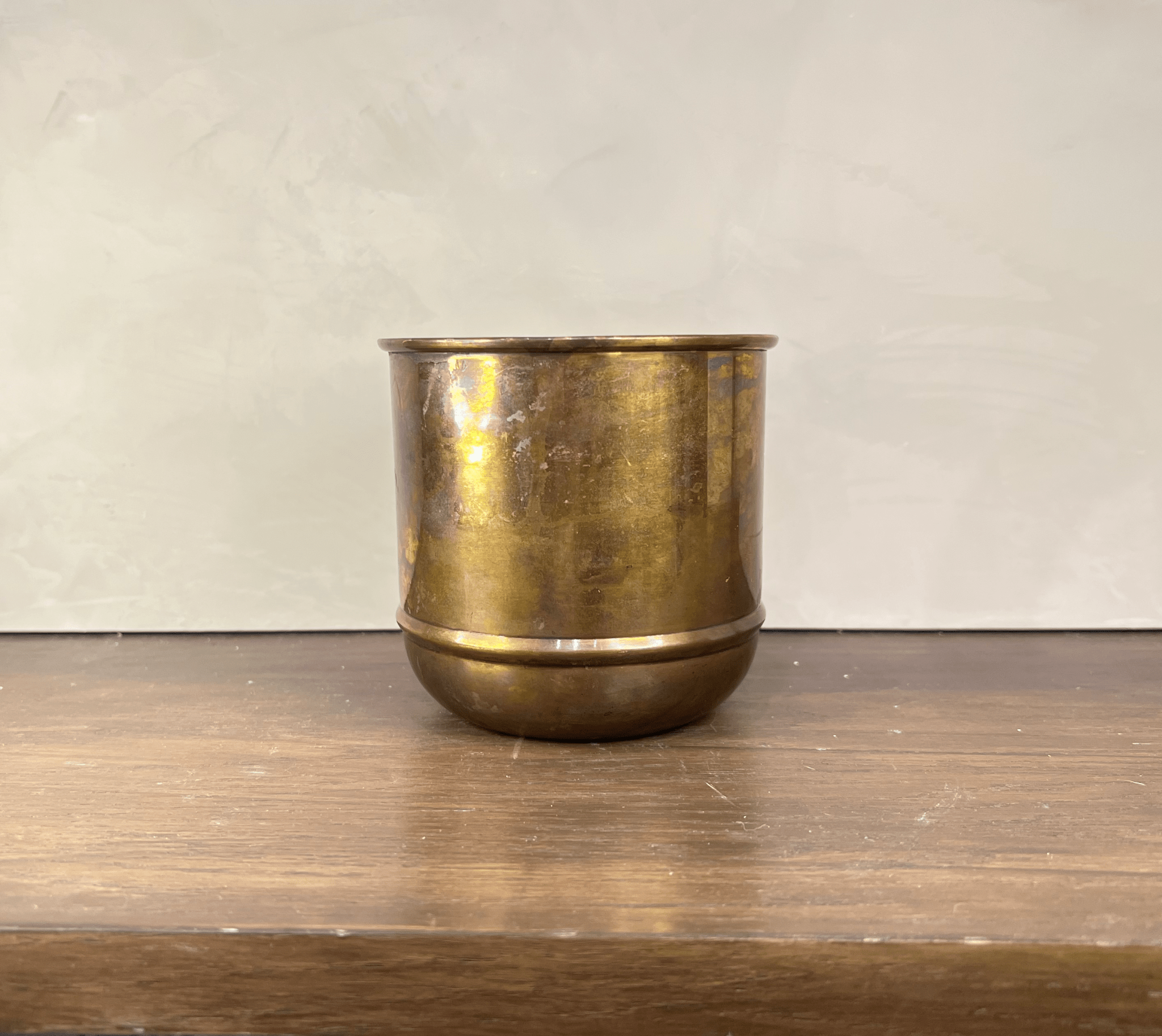 Aged Brass Primrose Pot Planter La Vie Bien Aged Brass Primrose Pot