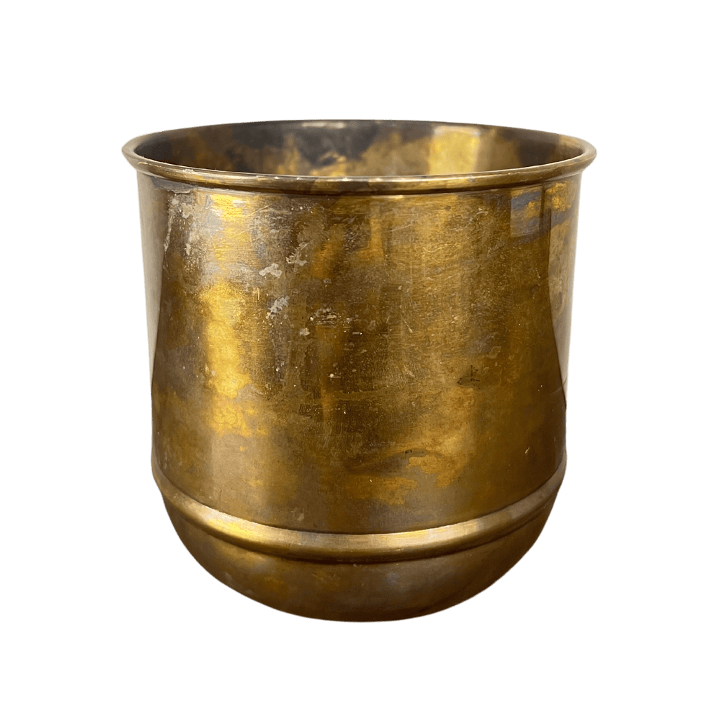 Aged Brass Primrose Pot Planter La Vie Bien Aged Brass Primrose Pot