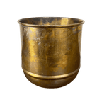 Aged Brass Primrose Pot Planter La Vie Bien Aged Brass Primrose Pot