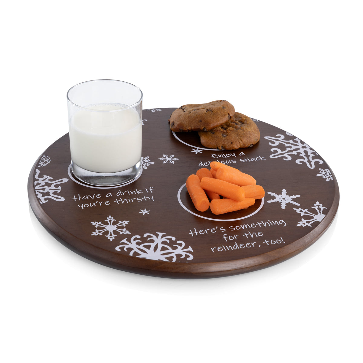Dear Santa Milk & Cookies Serving Tray