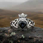 Agivey Irish Claddagh Ring in Sterling Silver Ring La Vie Bien Agivey Irish Claddagh Ring in Sterling Silver