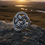 Ailre Celtic Knot Ring in Sterling Silver Ring La Vie Bien Ailre Celtic Knot Ring in Sterling Silver