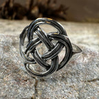 Ailre Celtic Knot Ring in Sterling Silver Ring La Vie Bien Ailre Celtic Knot Ring in Sterling Silver