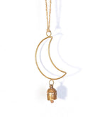 Air Element Moon Bell Wind Chime - Fair Trade Garden HME stock line La Vie Bien Air Element Moon Bell Wind Chime - Fair Trade Garden