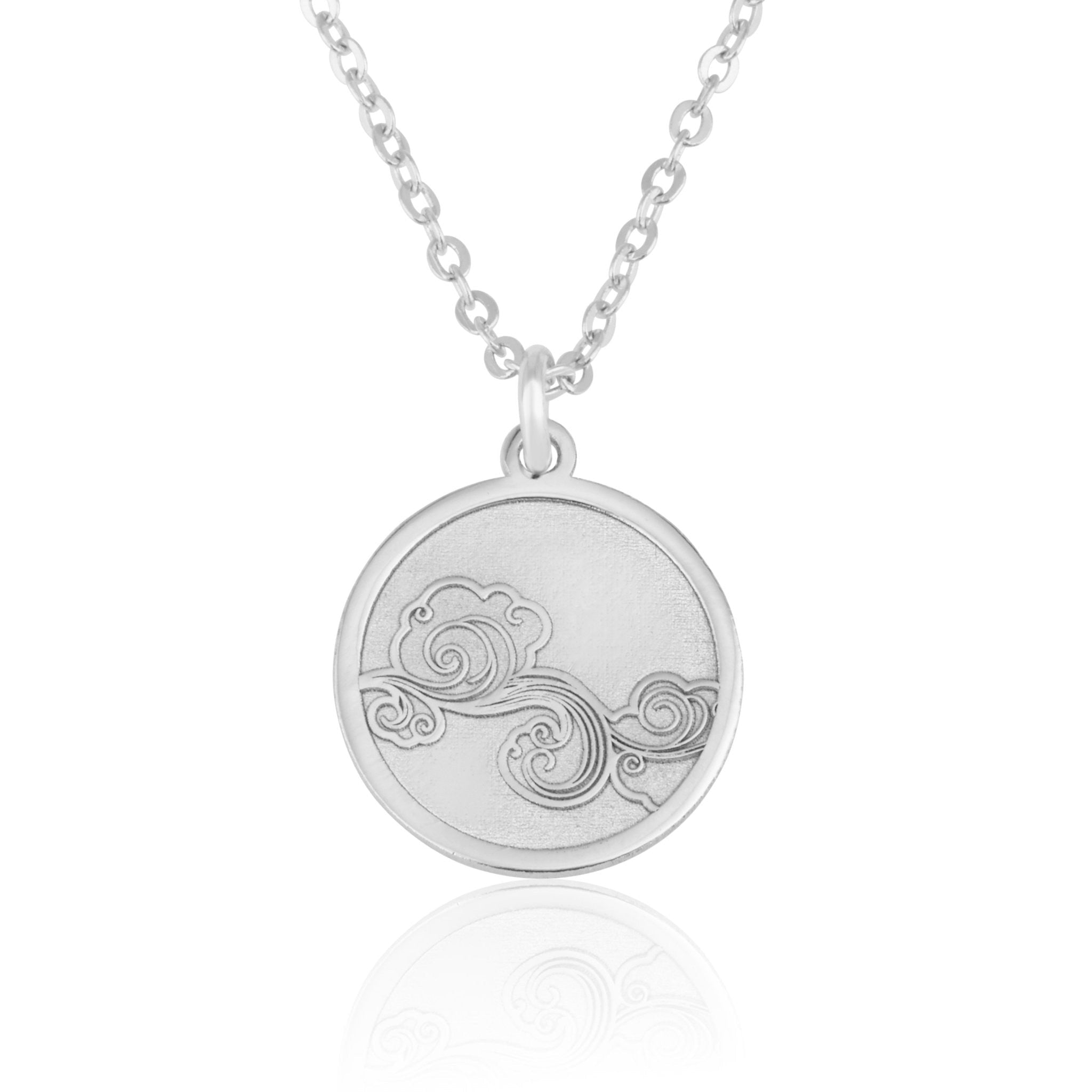 Air Symbol Necklace La Vie Bien Air Symbol Necklace
