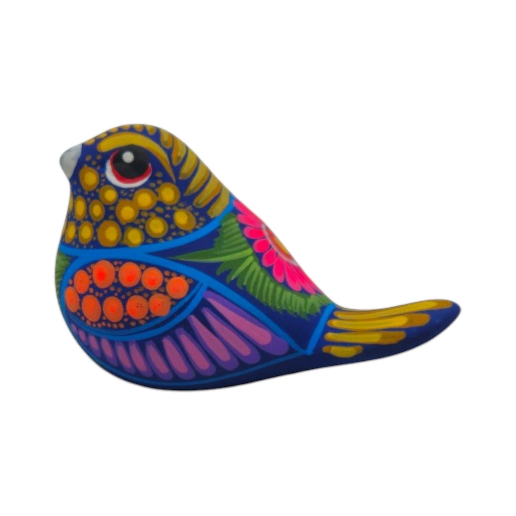 Alebrije Bird Figurine | Colorful Mexican Folk Art Talavera Figurine La Vie Bien Alebrije Bird Figurine | Colorful Mexican Folk Art