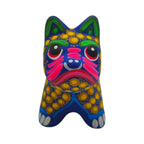 Alebrije Bulldog Figurine | Colorful Floral Design Talavera Figurine La Vie Bien Alebrije Bulldog Figurine | Colorful Floral Design