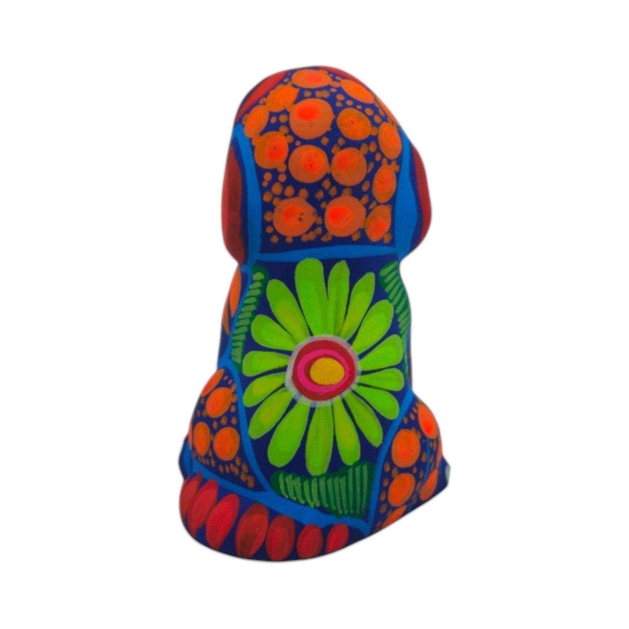 Alebrije Dog Figurine | Hand-Painted Folk Art Talavera Figurine La Vie Bien Alebrije Dog Figurine | Hand-Painted Folk Art