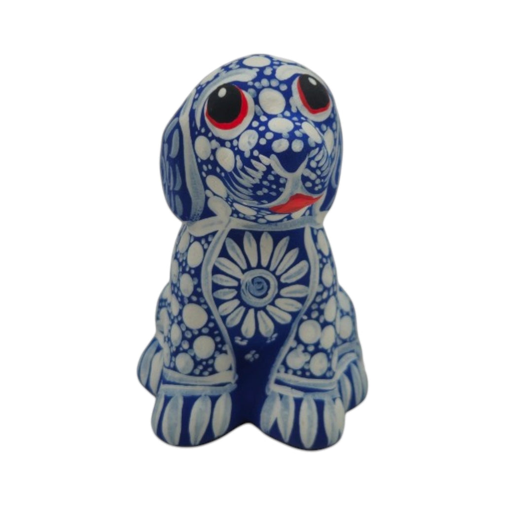 Alebrije Dog Figurine | Hand-Painted Folk Art Talavera Figurine La Vie Bien Alebrije Dog Figurine | Hand-Painted Folk Art