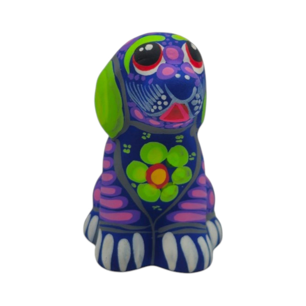 Alebrije Dog Figurine | Hand-Painted Folk Art Talavera Figurine La Vie Bien Alebrije Dog Figurine | Hand-Painted Folk Art