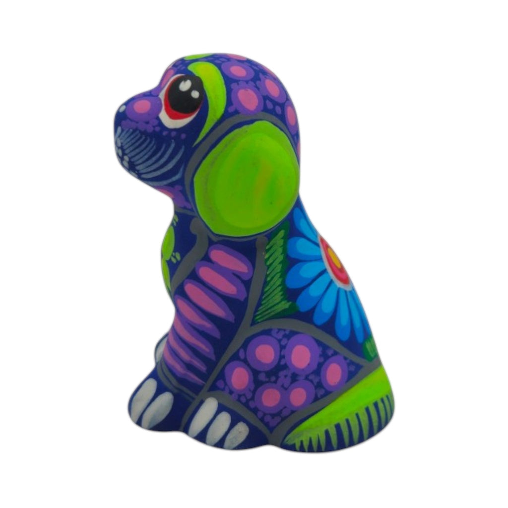 Alebrije Dog Figurine | Hand-Painted Folk Art Talavera Figurine La Vie Bien Alebrije Dog Figurine | Hand-Painted Folk Art