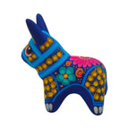 Alebrije Donkey Figurine | Hand-Painted Mexican Folk Art Talavera Figurine La Vie Bien Alebrije Donkey Figurine | Hand-Painted Mexican Folk Art