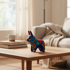 Alebrije Donkey Figurine | Hand-Painted Mexican Folk Art Talavera Figurine La Vie Bien Alebrije Donkey Figurine | Hand-Painted Mexican Folk Art