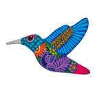 Alebrije Hummingbird Wall Art | Colorful Folk Decor Mexican Wall Art La Vie Bien Alebrije Hummingbird Wall Art | Colorful Folk Decor