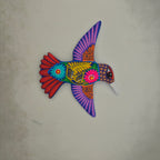 Alebrije Hummingbird Wall Art | Hand-Painted Ceramic Decor