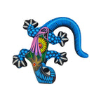 Alebrije Lizard Figurine | Mexican Wall Art Talavera Figurine La Vie Bien Alebrije Lizard Figurine | Mexican Wall Art