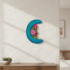 Alebrije Moon Wall Art | Hand-Painted Floral Design Guerrero Wall Art La Vie Bien Alebrije Moon Wall Art | Hand-Painted Floral Design