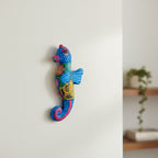 Alebrije Seahorse Figurine | Vibrant Ocean Wall Art Talavera Figurine La Vie Bien Alebrije Seahorse Figurine | Vibrant Ocean Wall Art