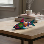 Alebrije Shark Figurine | Vibrant Ocean Decor Talavera Statue La Vie Bien Alebrije Shark Figurine | Vibrant Ocean Decor