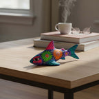 Alebrije Shark Figurine | Vibrant Ocean Decor Talavera Statue La Vie Bien Alebrije Shark Figurine | Vibrant Ocean Decor