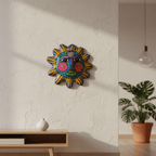 Alebrije Sun Wall Art | Mexican Ceramic Decor Talavera Wall Art La Vie Bien Alebrije Sun Wall Art | Mexican Ceramic Decor