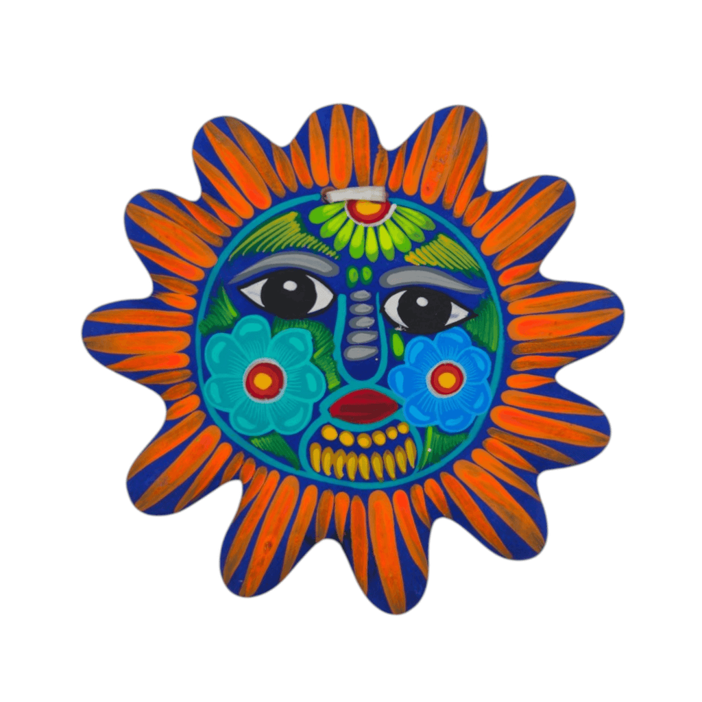 Alebrije Sun Wall Art | Mexican Ceramic Decor Talavera Wall Art La Vie Bien Alebrije Sun Wall Art | Mexican Ceramic Decor