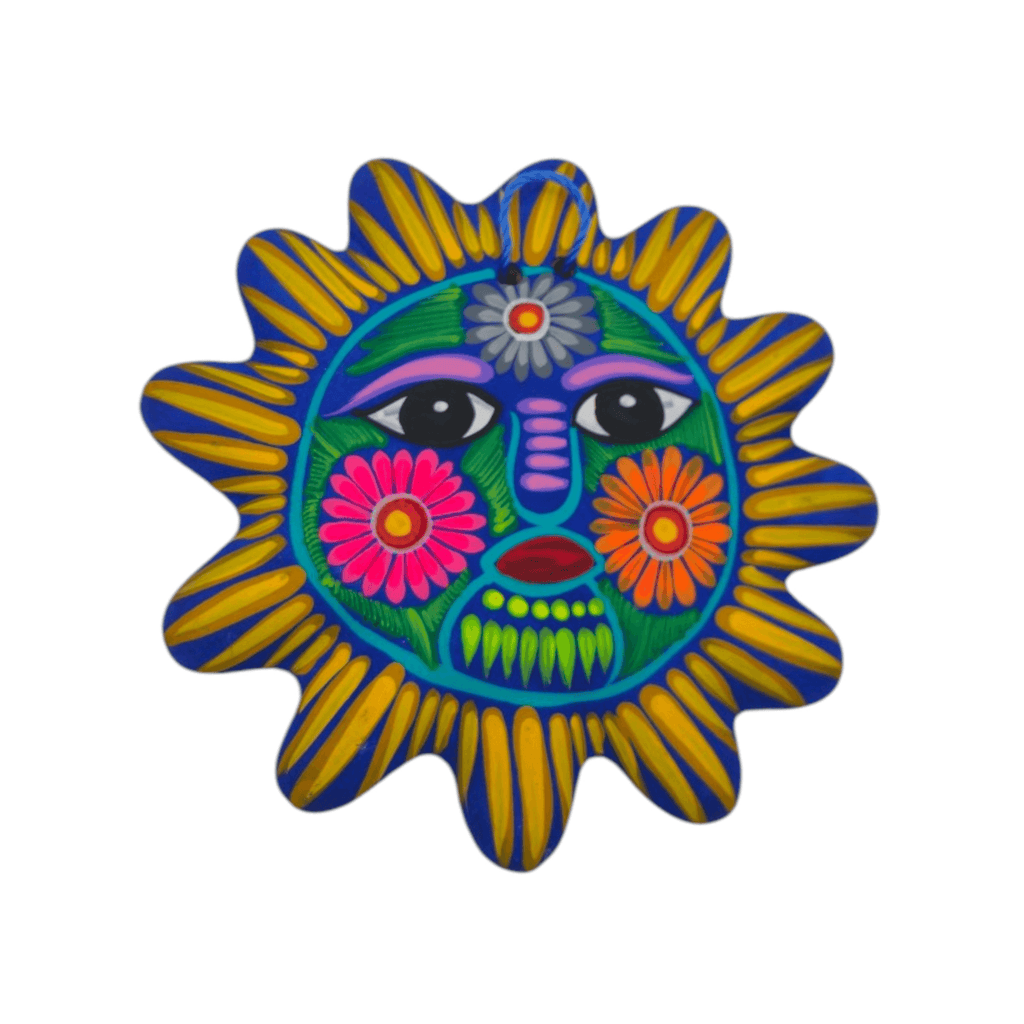 Alebrije Sun Wall Art | Mexican Ceramic Decor Talavera Wall Art La Vie Bien Alebrije Sun Wall Art | Mexican Ceramic Decor