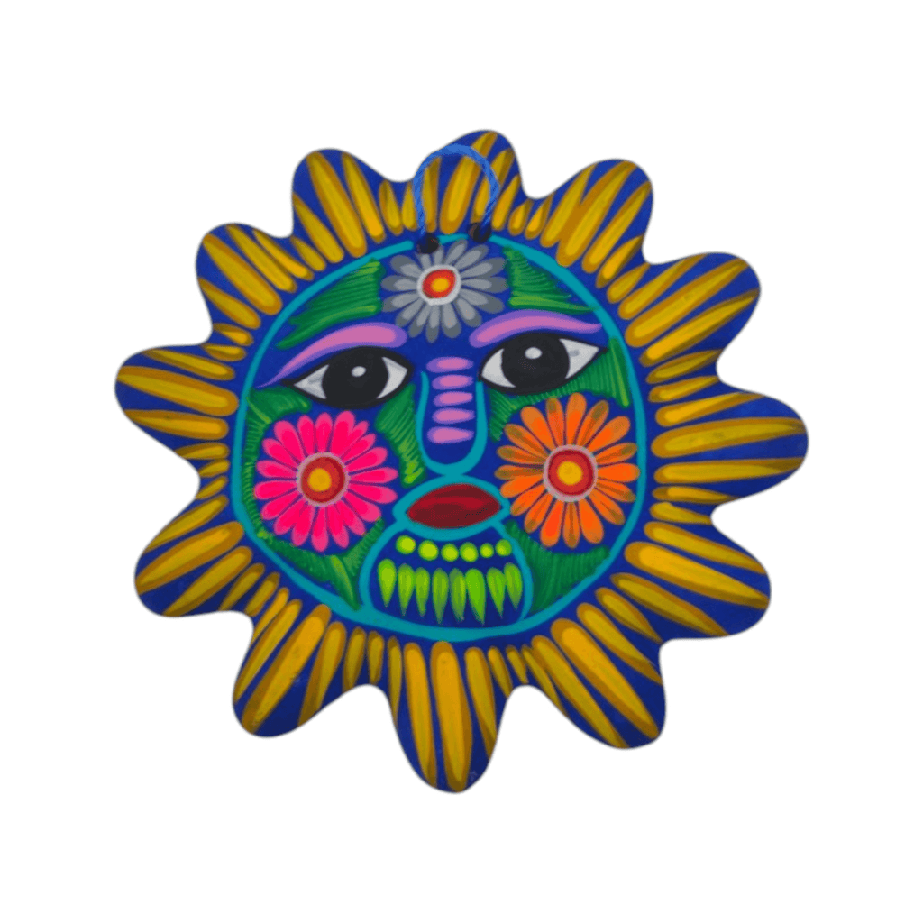 Alebrije Sun Wall Art | Mexican Ceramic Decor Talavera Wall Art La Vie Bien Alebrije Sun Wall Art | Mexican Ceramic Decor