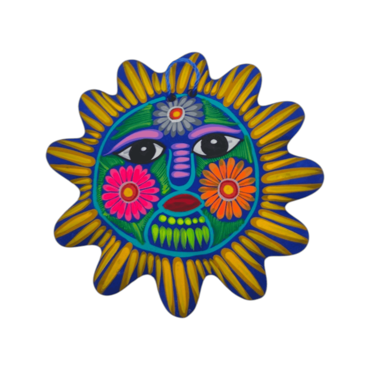 Alebrije Sun Wall Art | Mexican Ceramic Decor Talavera Wall Art La Vie Bien Alebrije Sun Wall Art | Mexican Ceramic Decor