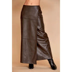 Alexandra Vegan Leather Wrap Skirt [Sizes XS-XL] by The Bullish Store
