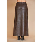 Alexandra Vegan Leather Wrap Skirt [Sizes XS-XL] by The Bullish Store