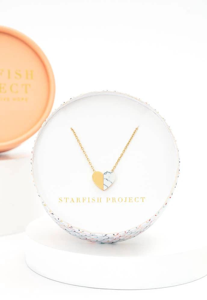 Alexis Gold Heart Necklace by Ethical Trade Co