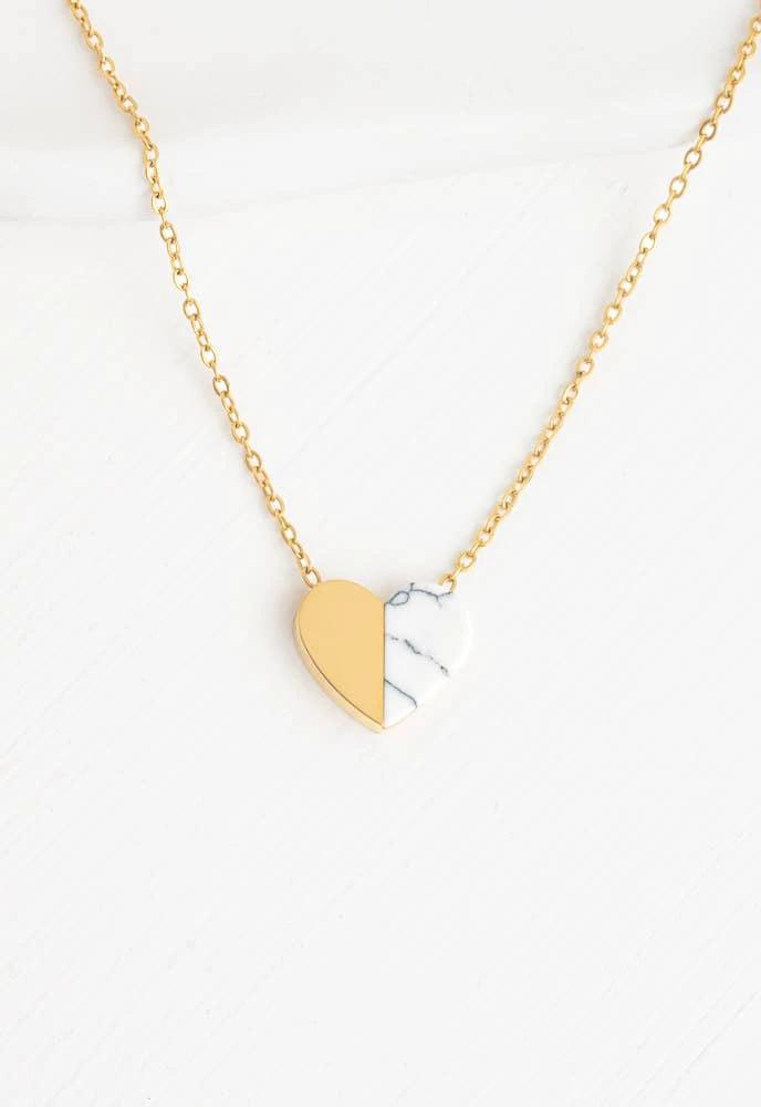 Alexis Gold Heart Necklace by Ethical Trade Co
