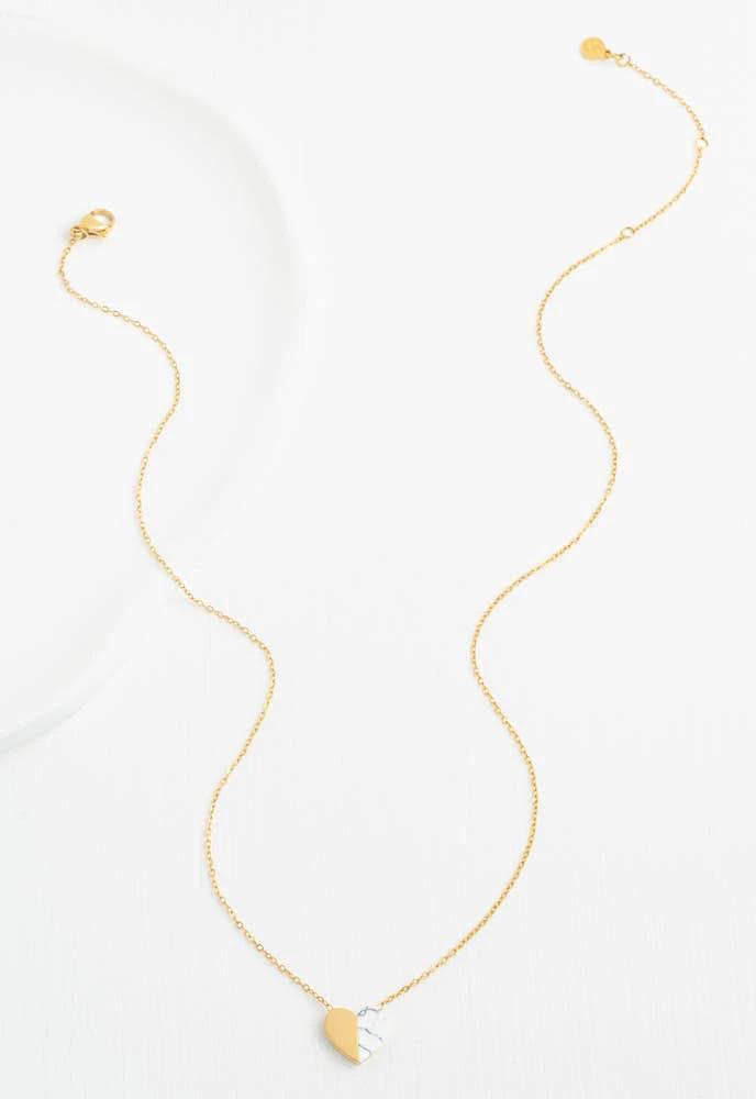Alexis Gold Heart Necklace by Ethical Trade Co
