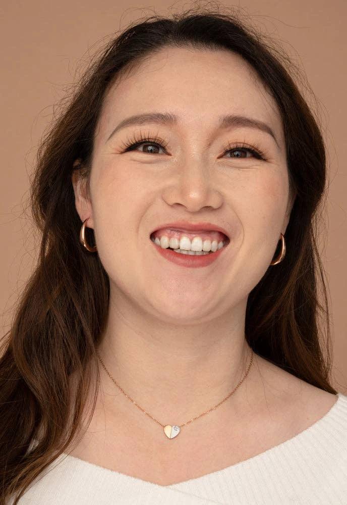 Alexis Gold Heart Necklace by Ethical Trade Co