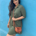 Alicia Leather Crossbody Stamped Purse - Mexico Bags La Vie Bien Alicia Leather Crossbody Stamped Purse - Mexico
