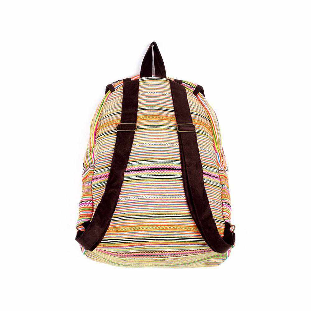 Alisa Embroidered Colorful Boho Backpack - Thailand Bags La Vie Bien Alisa Embroidered Colorful Boho Backpack - Thailand