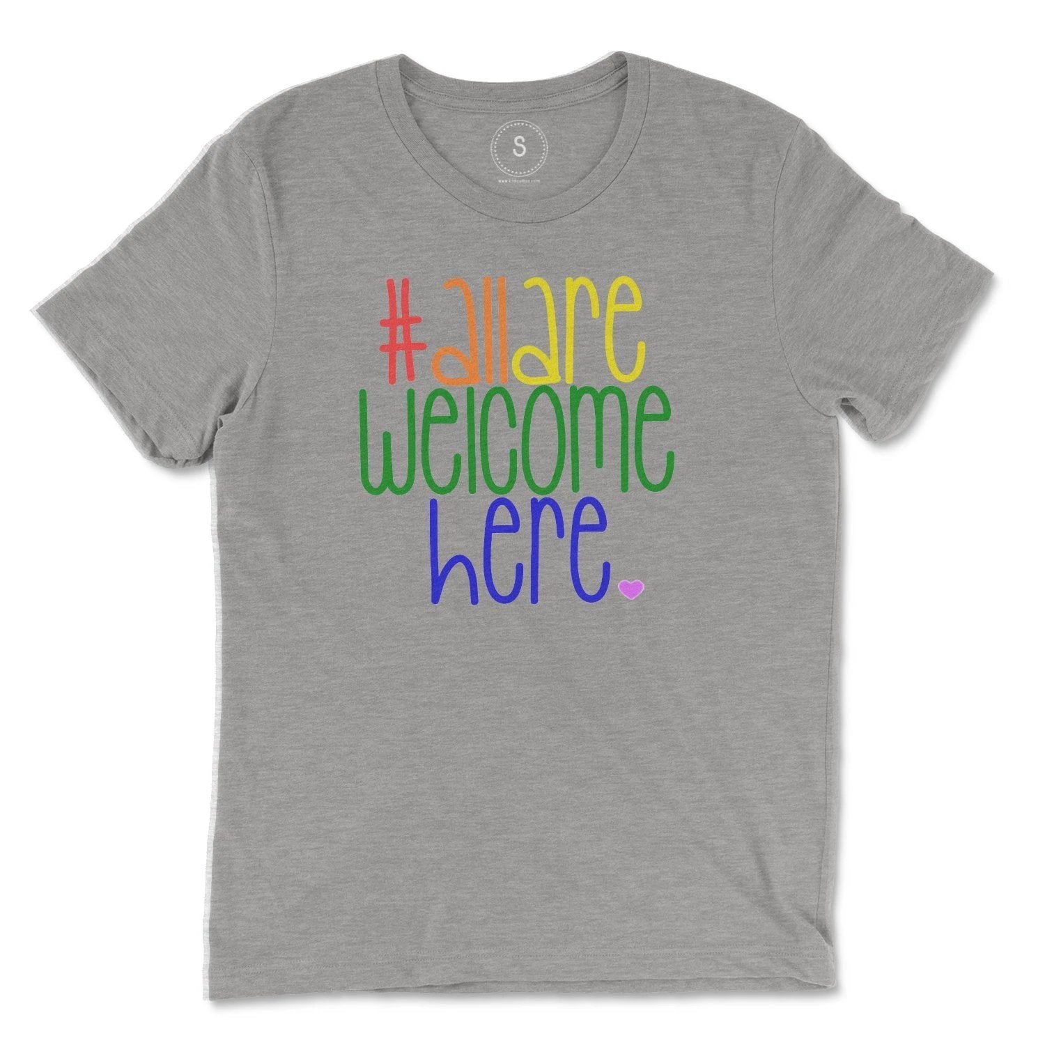 All Are Welcome Here Classic Tee by Kind Cotton