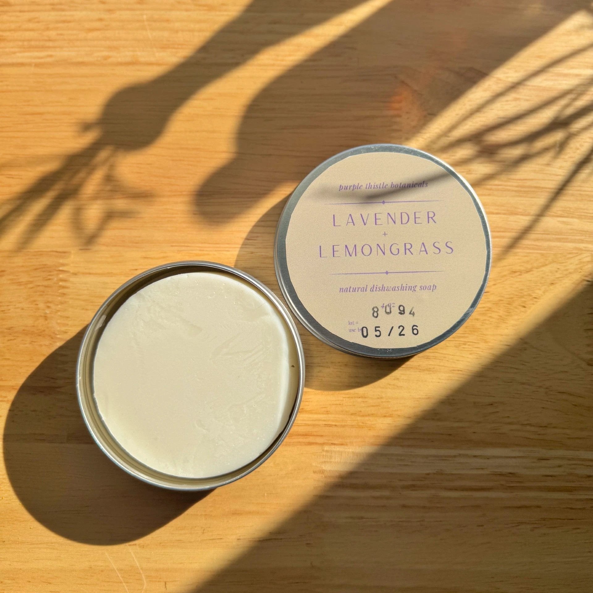 All-Natural Solid Dish Soap by Purple Thistle Botanicals