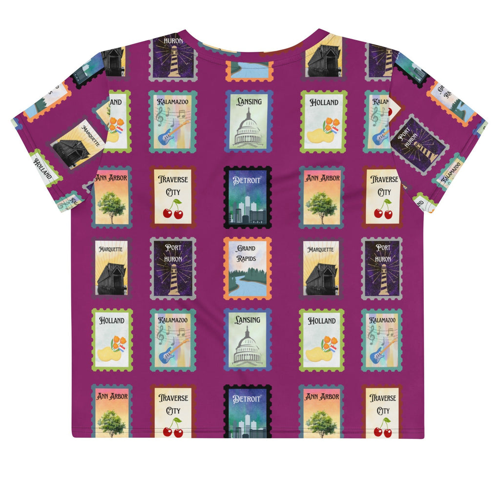 Michigan cities Crop Tee