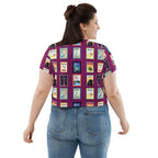 Michigan cities Crop Tee by La Vie Bien