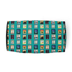 Turquoise Michigan cities Duffle bag by La Vie Bien