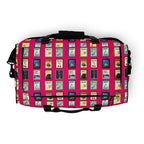 Michigan postal stamps Duffle bag by La Vie Bien