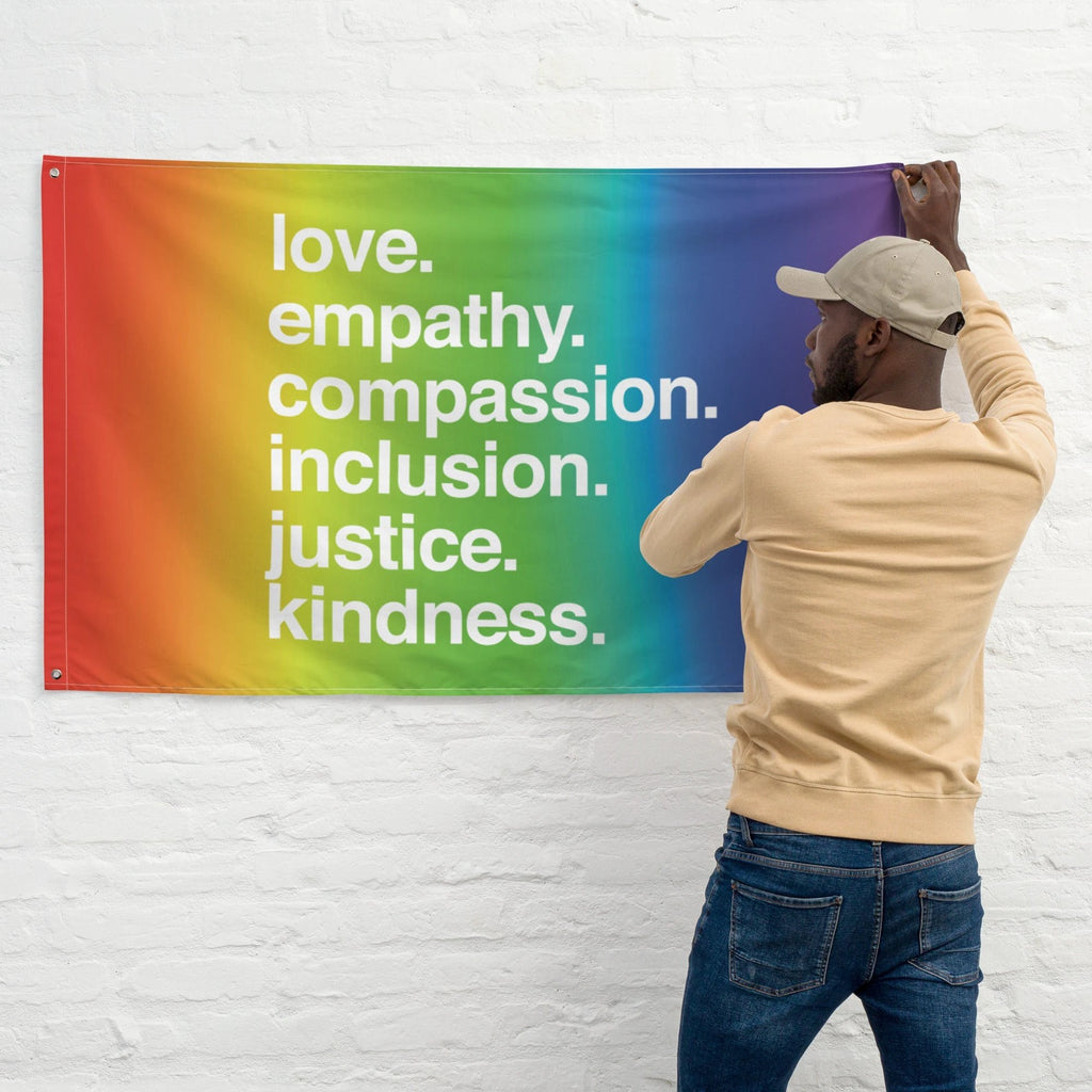 'Kindness Is' Pride Flag by Kind Cotton