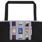 Lilac Michigan cities Large Tote Bag by La Vie Bien