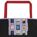 Lilac Michigan cities Large Tote Bag by La Vie Bien