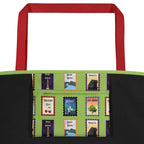 Michigan cities postal stamps Tote Bag - lime by La Vie Bien