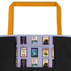 Lilac Michigan cities Large Tote Bag by La Vie Bien